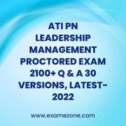 Ati pn management proctored exam