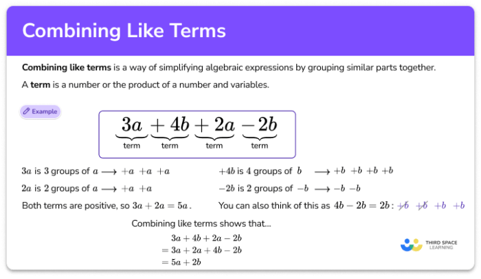 Select all that are like terms to 5a5b4