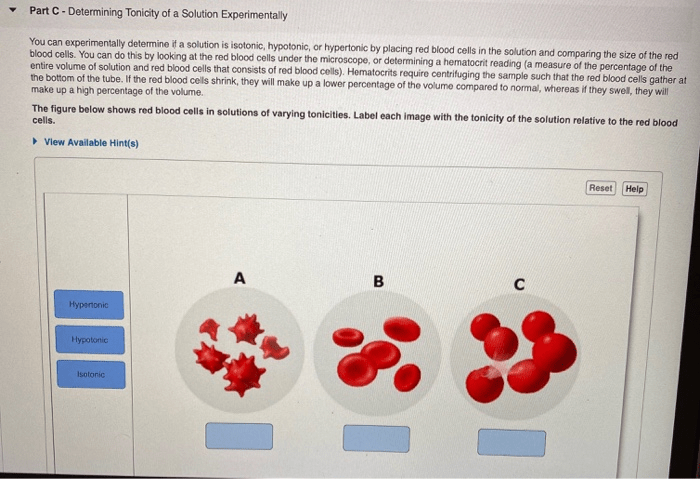 Label the tonicity for each solution