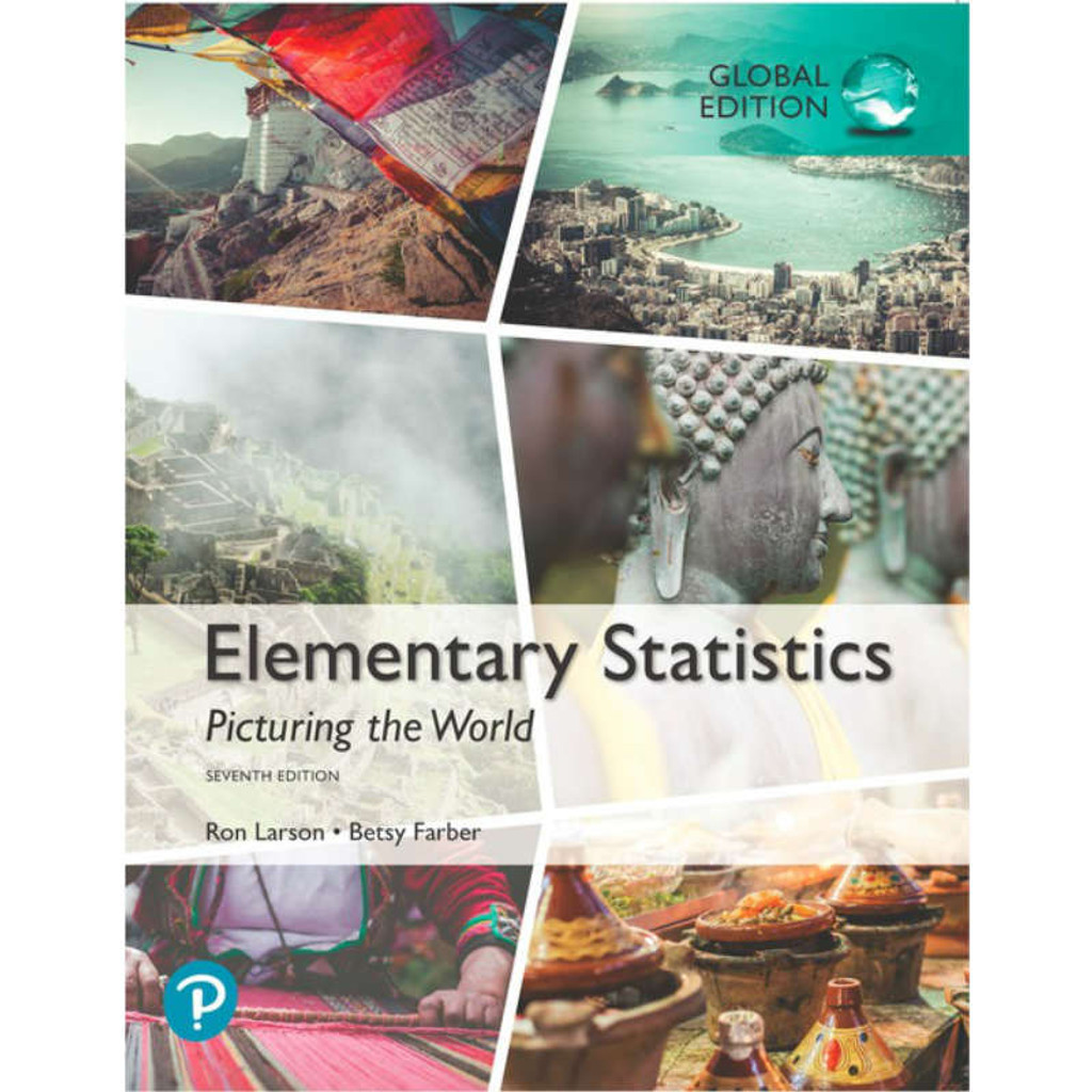 Statistics elementary edition picturing larson farber 7th ron betsy pearson education