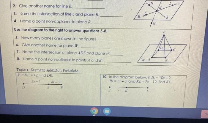 Geometry final exam study guide answer key